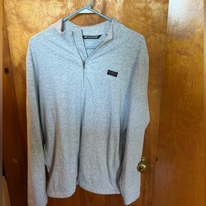 Travis Matthews grey zip up jacket